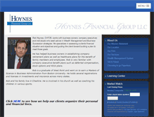 Tablet Screenshot of hoynesfinancial.com